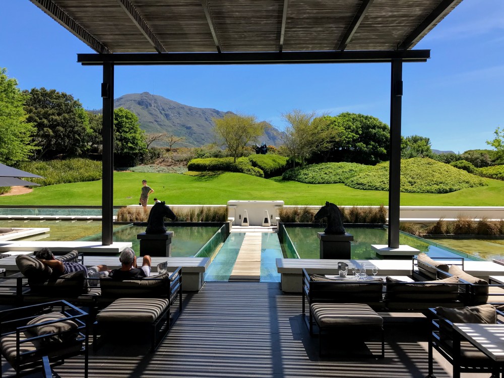 La vue du domaine Steenberg