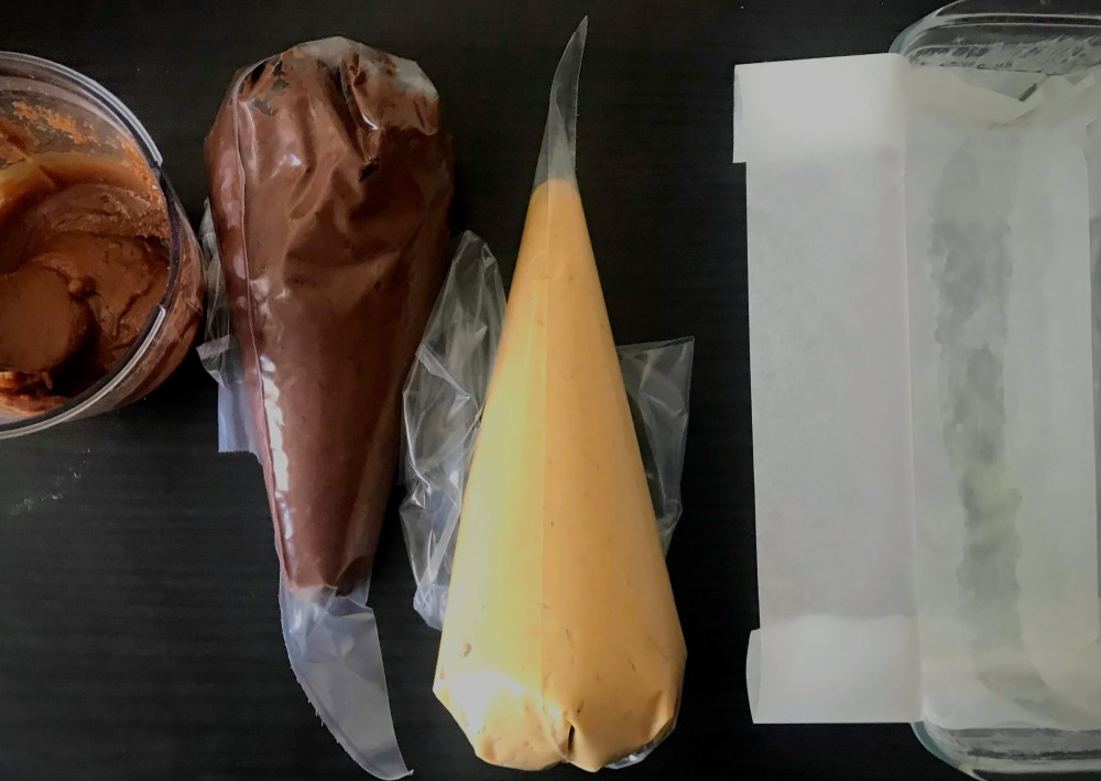 cake marbré cacahuète chocolat