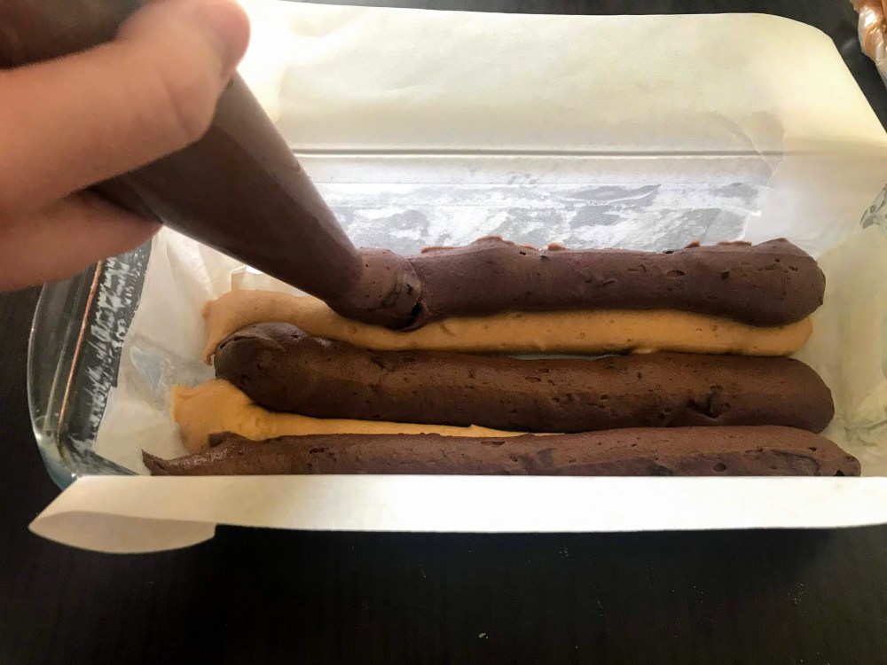 cake marbré cacahuète chocolat