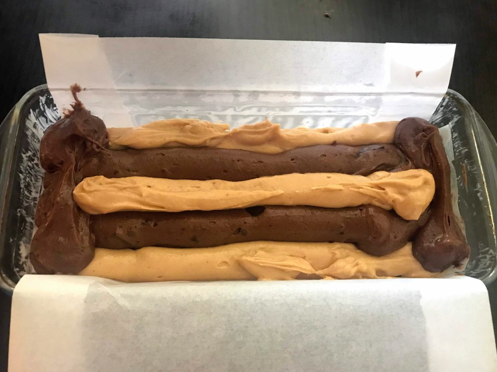 cake marbré cacahuète chocolat