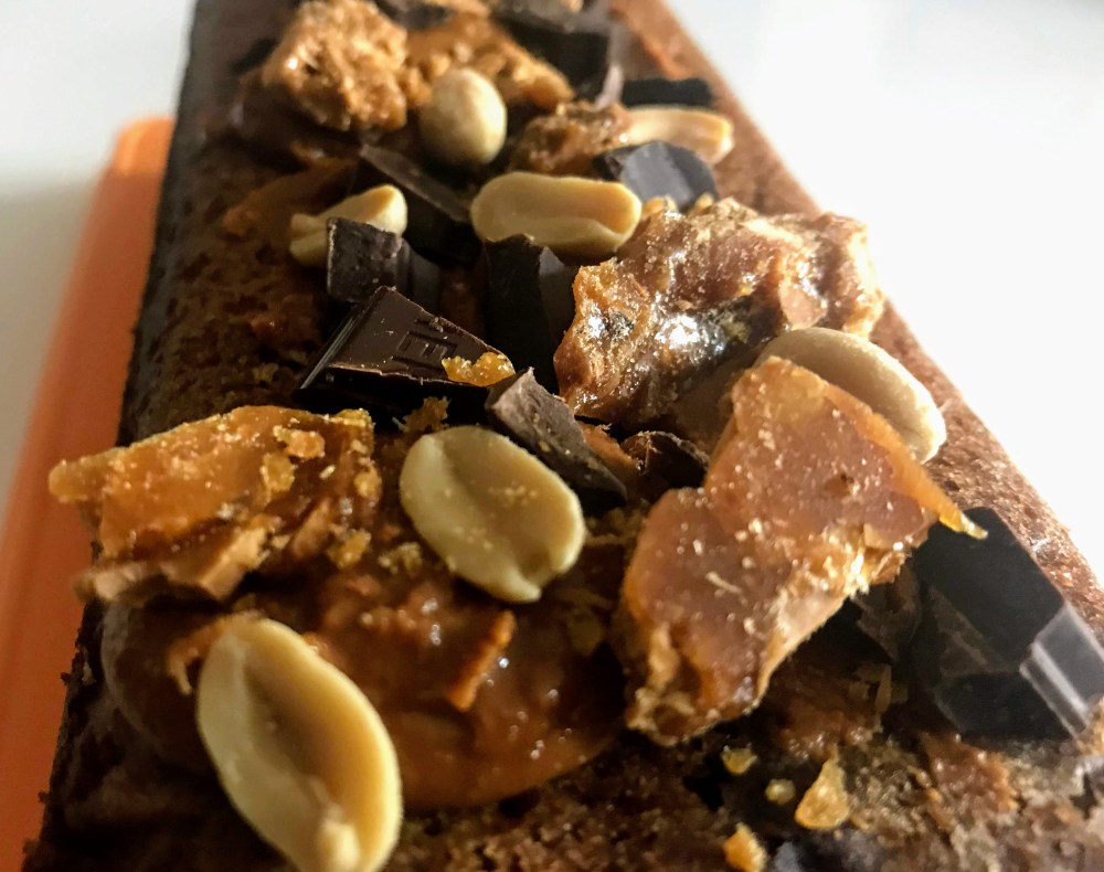 Cake marbré chocolat cacahuète 